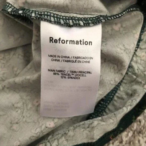 Reformation Anjeline Dress - Coriander - Picture 7 of 8